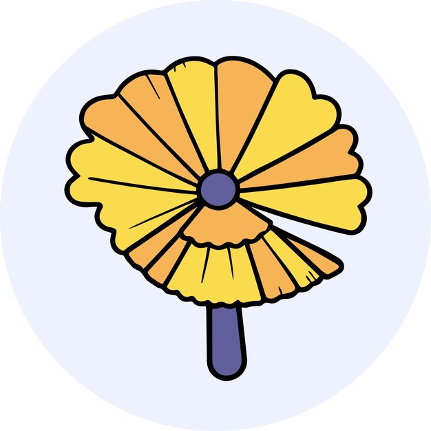 hand ventilator vector ontwerp icoon illustraties