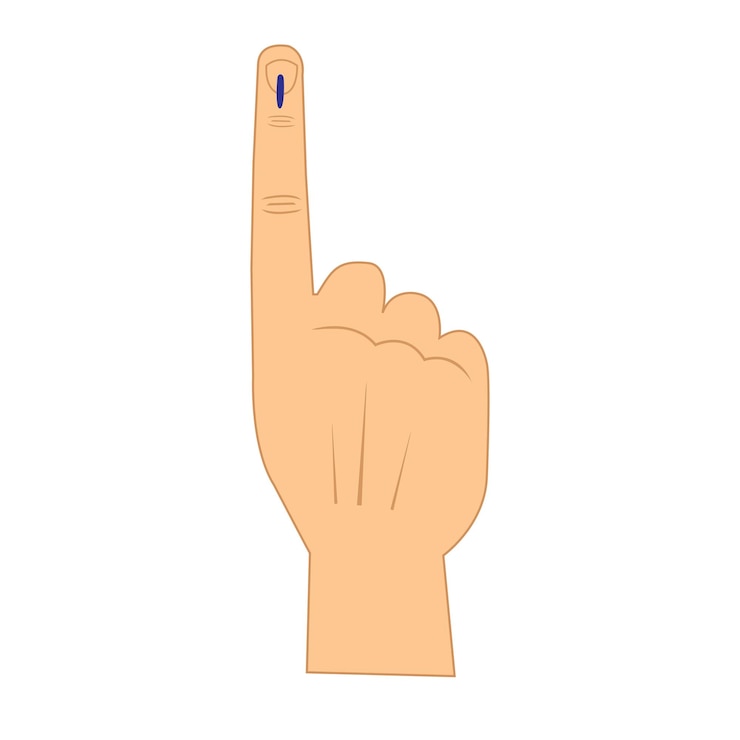 Vector hand vote
