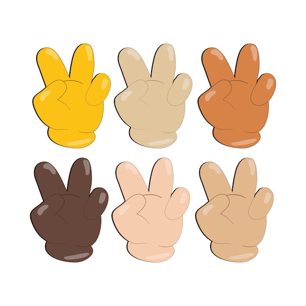 Hand with Fingers Splayed Gesture Icon Raised hand emoji Folded Hands sign All skin tone gesture