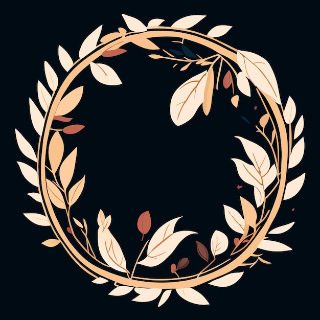 Vector handcrafted foliage in eps vectors