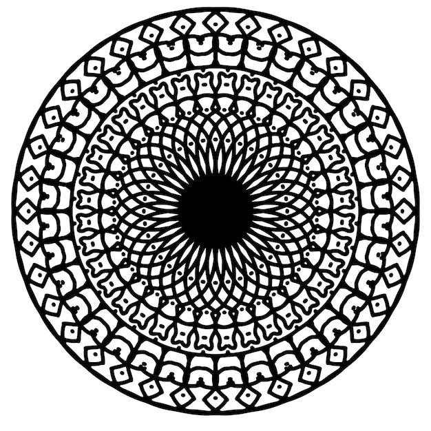 Vector handdrawing mandala design