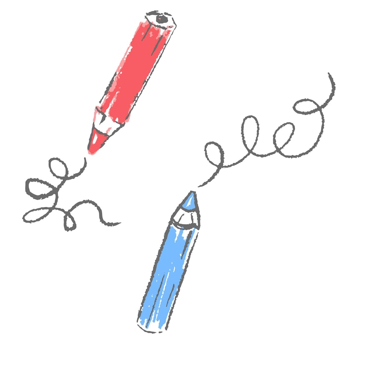 Vector handdrawn elements children's school drawing vector