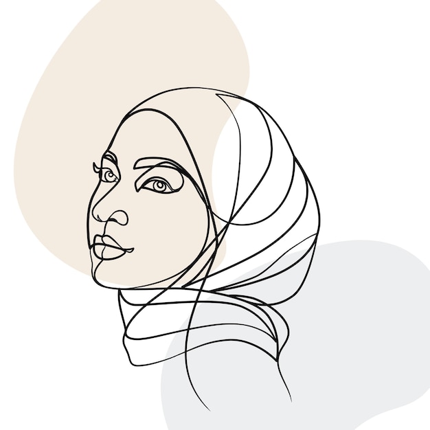 handdrawn ethnic beauty salami illustration