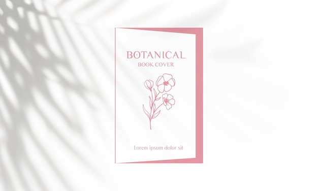 Нарисованная вручную цветочная ботаническая коллекция иллюстраций логотипа для красоты натуральной органической Premium векторы