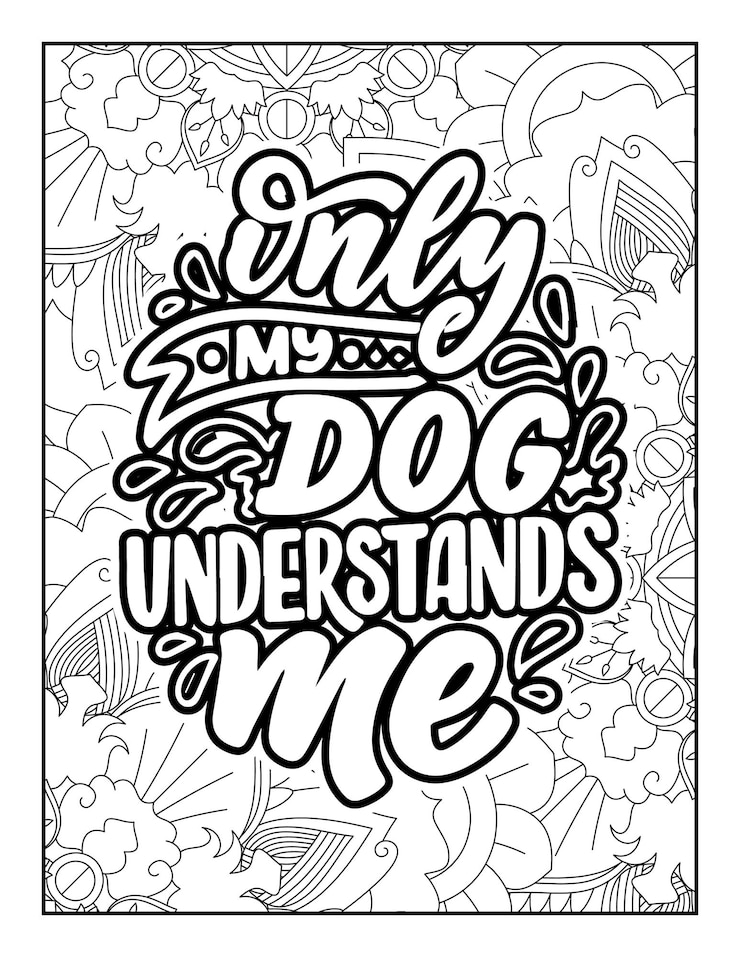 Vector handdrawn lettering vector illustration inspirational quotesquotes coloring pages adultkids