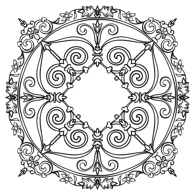 Ручной образец плитки в восточном стиле черно-белых цветов итальянской майолики