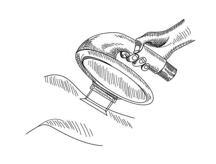 Vector handdrawn sketch of laser epilation vector illustration on white background epilation and depilati