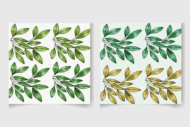 テキスタイルと正方形の花のフレームデザインの手描き水彩花シームレスパターン背景