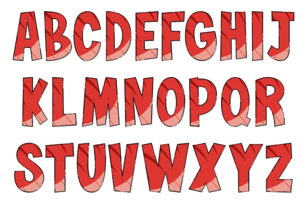 Handgemaakte dinosaurus huid letters kleur creatieve kunst typografisch ontwerp