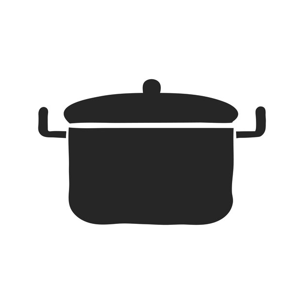 Handgetekende icoon Kookpan