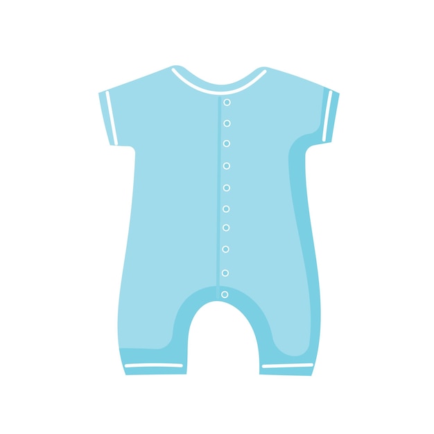 Vector handgetekende illustratie van kinderkleding