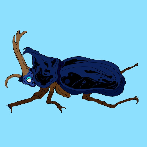 Vector handgetekende insecten leuke veelkleurige tekening moderne voorraad
