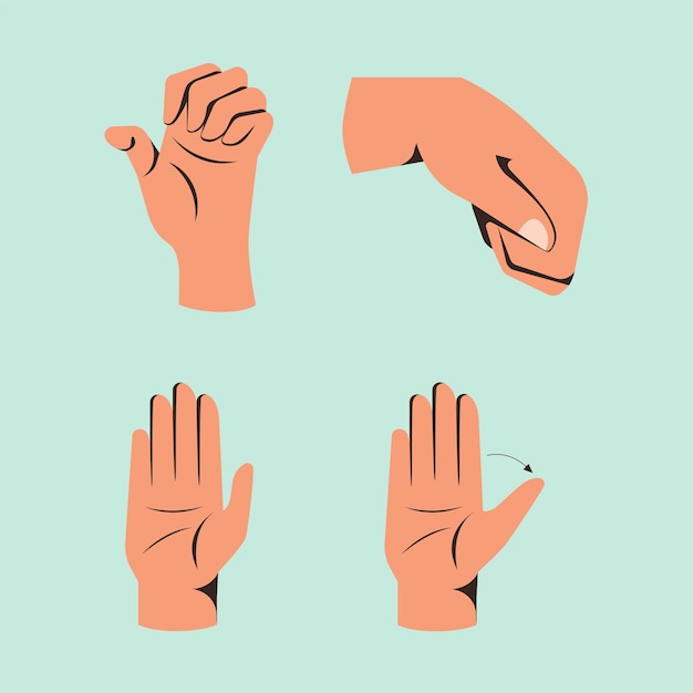 Handgetekende semi-detailleerde vector 4