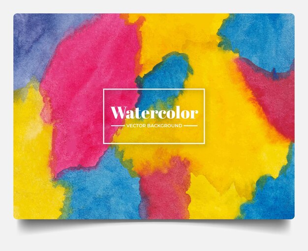 Handmade colorful watercolor textured abstract background