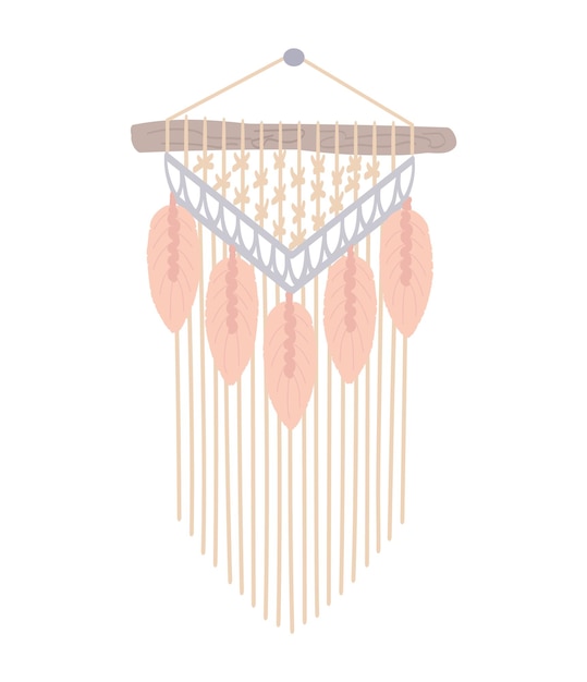 Handmade macrame wall hanging