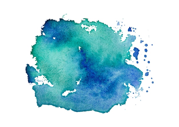 Handmade watercolor texture splash premium vector background