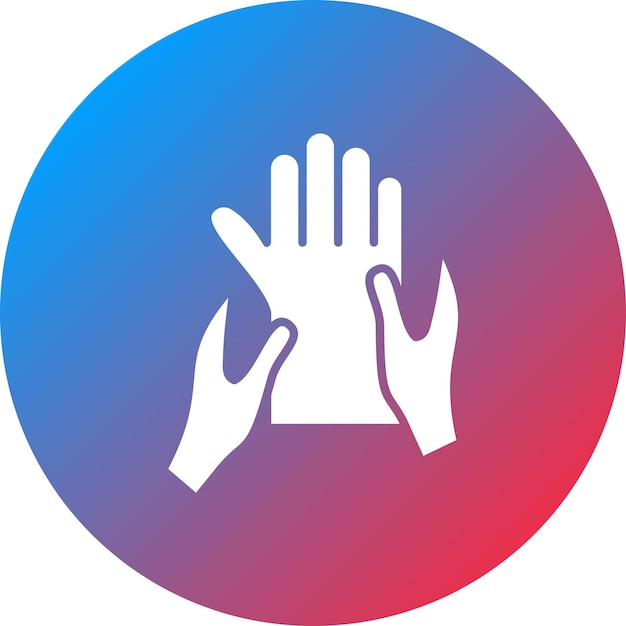 Handmassage icoon vector afbeelding Kan worden gebruikt voor Spa