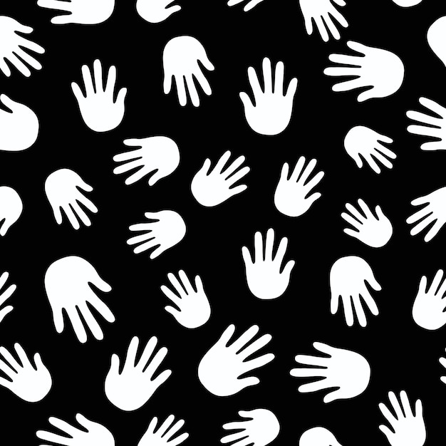 Vector handpalmen pattern4