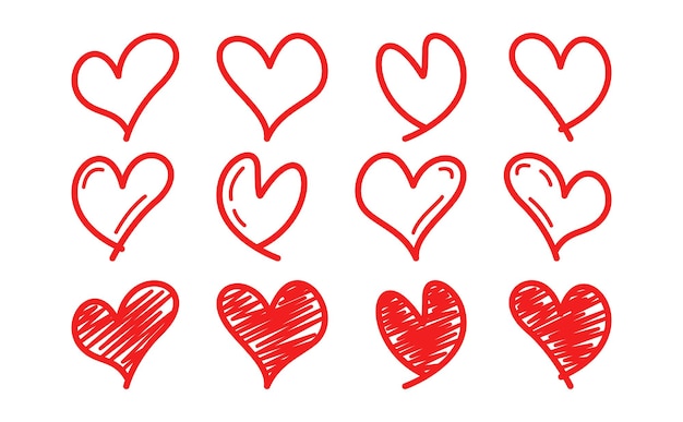 Handrawn Heart collection