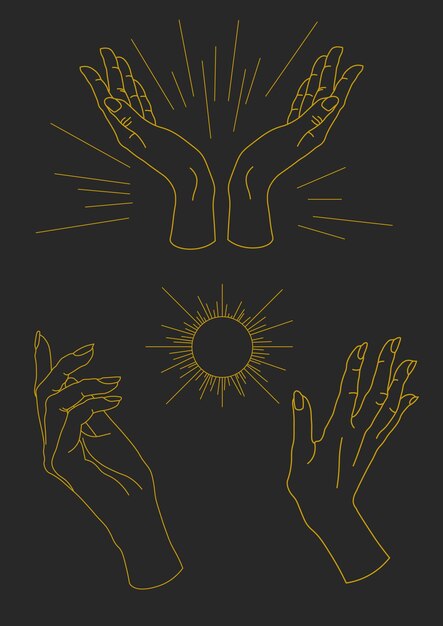 Vector hands