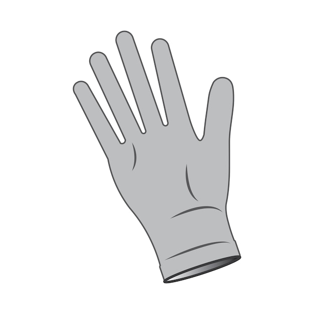 Handschoenen pictogram vector ontwerpsjabloon