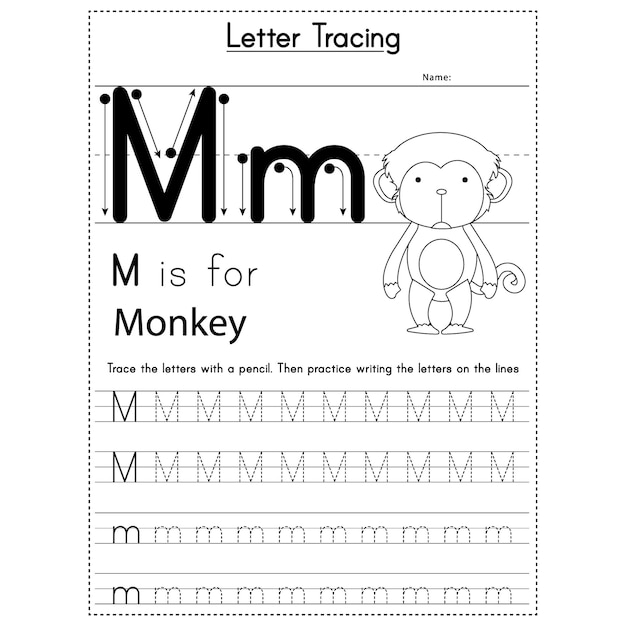 Handschrift oefenwerkboek voor kinderen