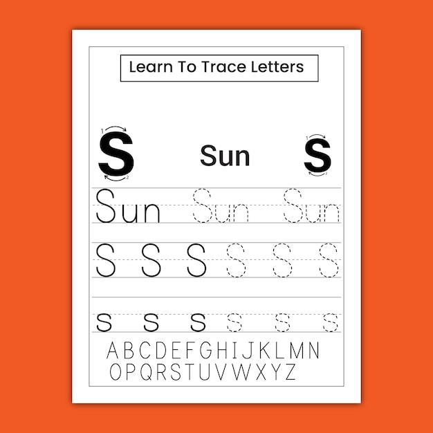 Handschrift Oefenwerkboek Voor Kinderen