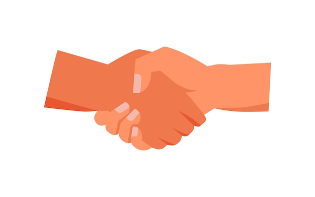 Handshake hand gesture during meeting