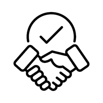 Handshake free vector icon - Iconbolt