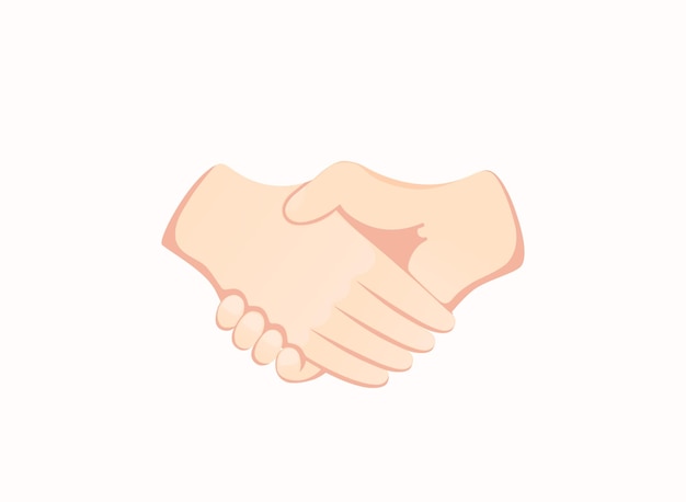 Handshake vector flat icon. Isolated hand shake emoji illustration 20599762  Vector Art at Vecteezy