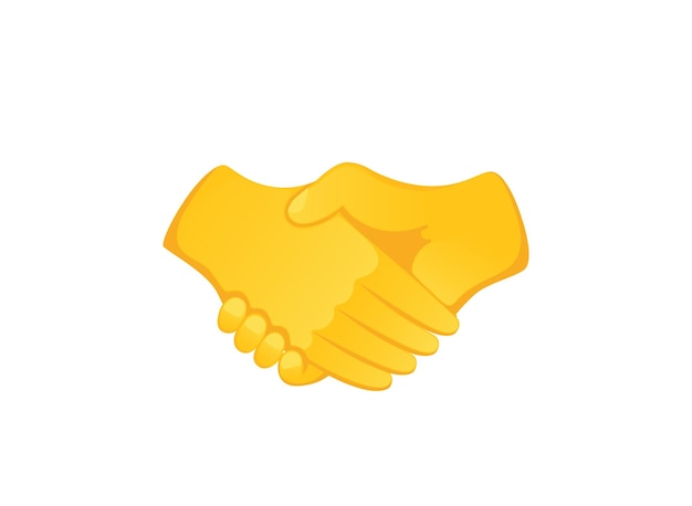 Handshake emoji clipart. Free download transparent .PNG