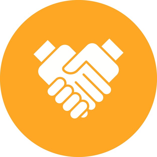 Handshake icon vector image Can be used for Logistics