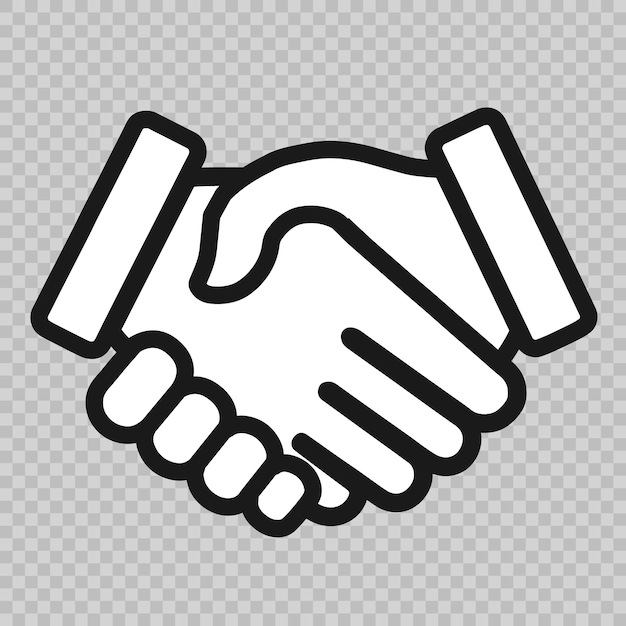 Handshake free vector icon - Iconbolt