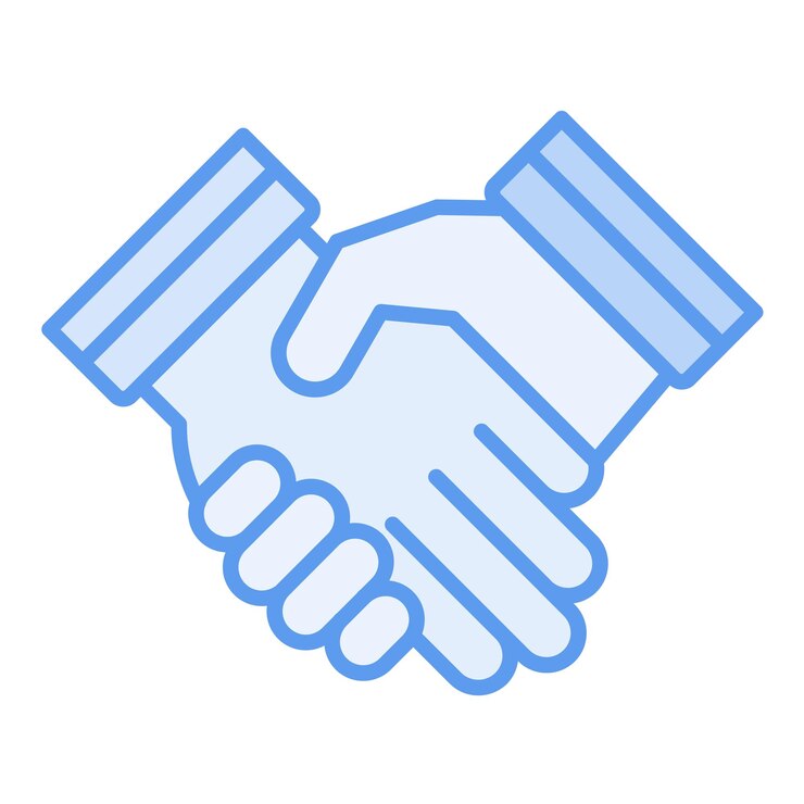 Vector handshake icoon vector afbeelding kan worden gebruikt voor auto racing