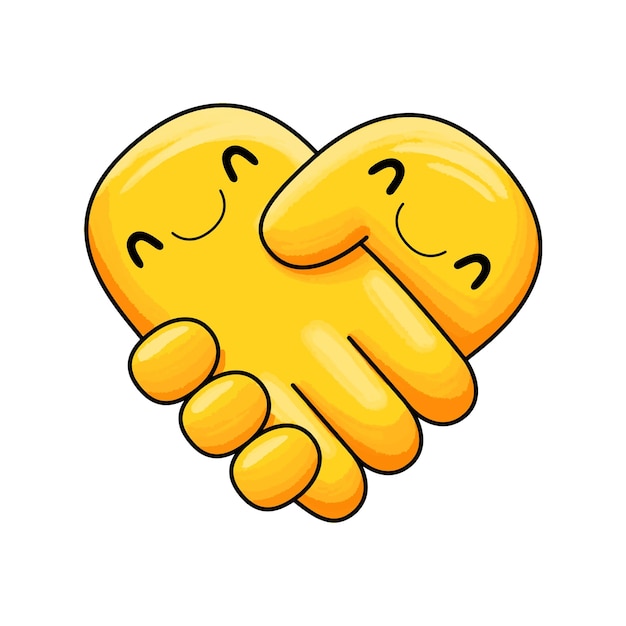 Handshake icon. Hand gesture emoji vector illustration. 23979204 Vector Art  at Vecteezy