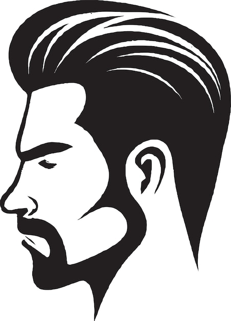 HandsomeCraft Artistieke Vector Logo's voor Man Face Elements