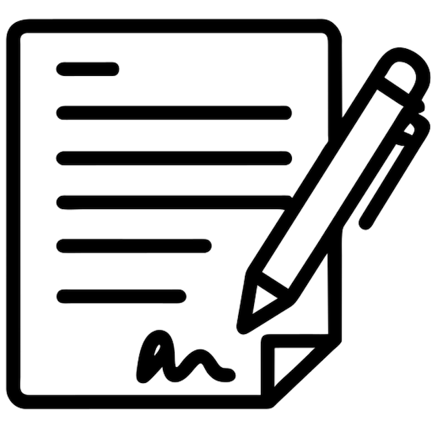 handtekeningpictogram