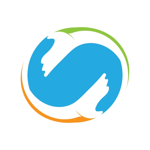 Handverzorging Logo sjabloon vector pictogram Business