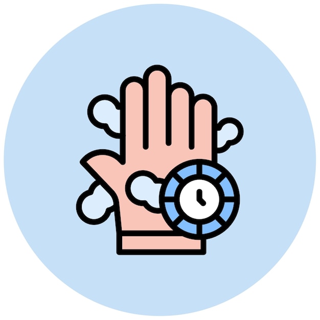 Handwashing Timer icon vector image Can be used for Infectious Diseases
