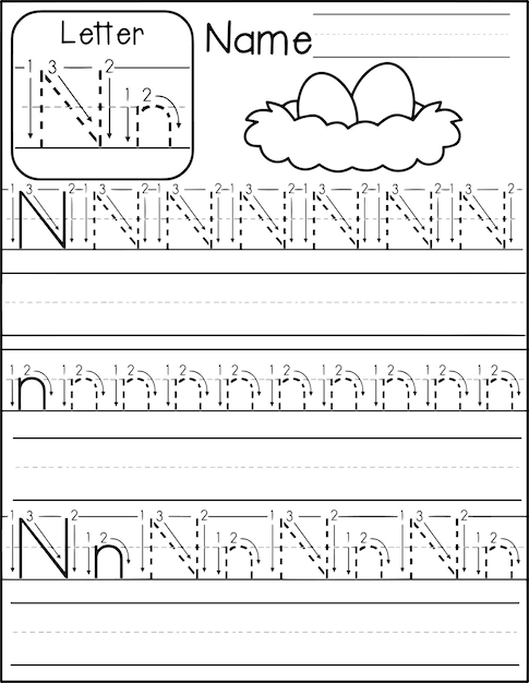 Handwriting practice for kids tracing Alphabets az