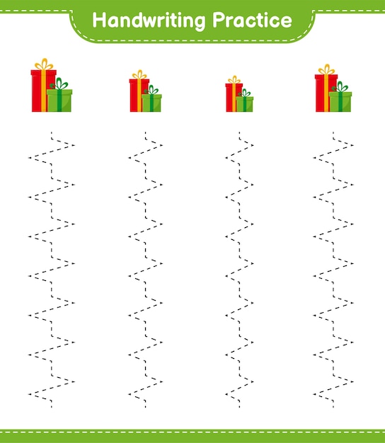 Handwriting practice worksheet