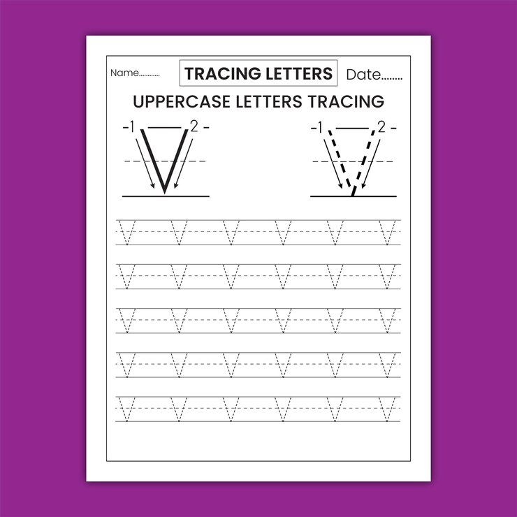 Premium Vector Handwriting tracing worksheet
