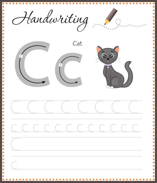 Handwriting workbook for children worksheets for learning letters activity book for kids educational pages for preschool letter s