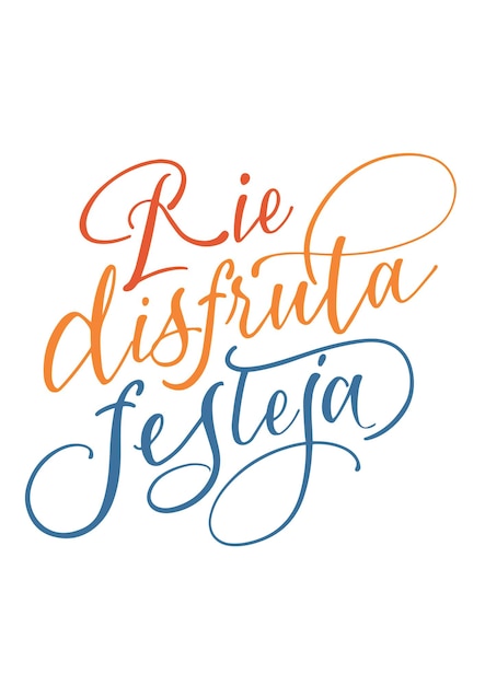 Vector a handwritten font that says'rie distri festa'on it