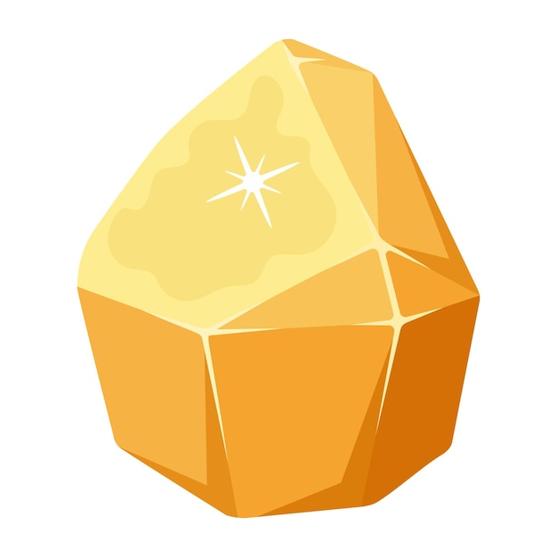 A handy 2d icon of rock