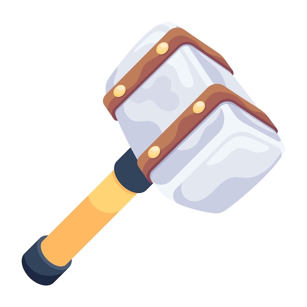 A handy flat icon of axe