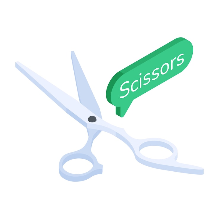 Vector handy isometric barber icon