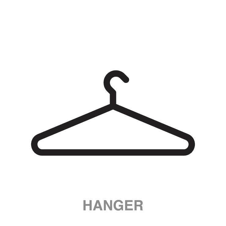 Vector hanger illustratie op transparante achtergrond