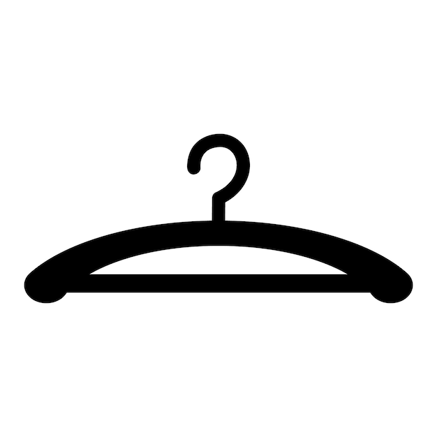 Hangers pictogram logo vector ontwerpsjabloon