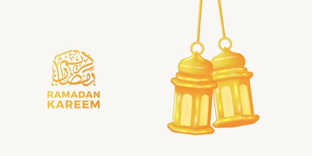 Hanging 3d cute arabic islamic lantern decoration for ramadan islamic event party text translation